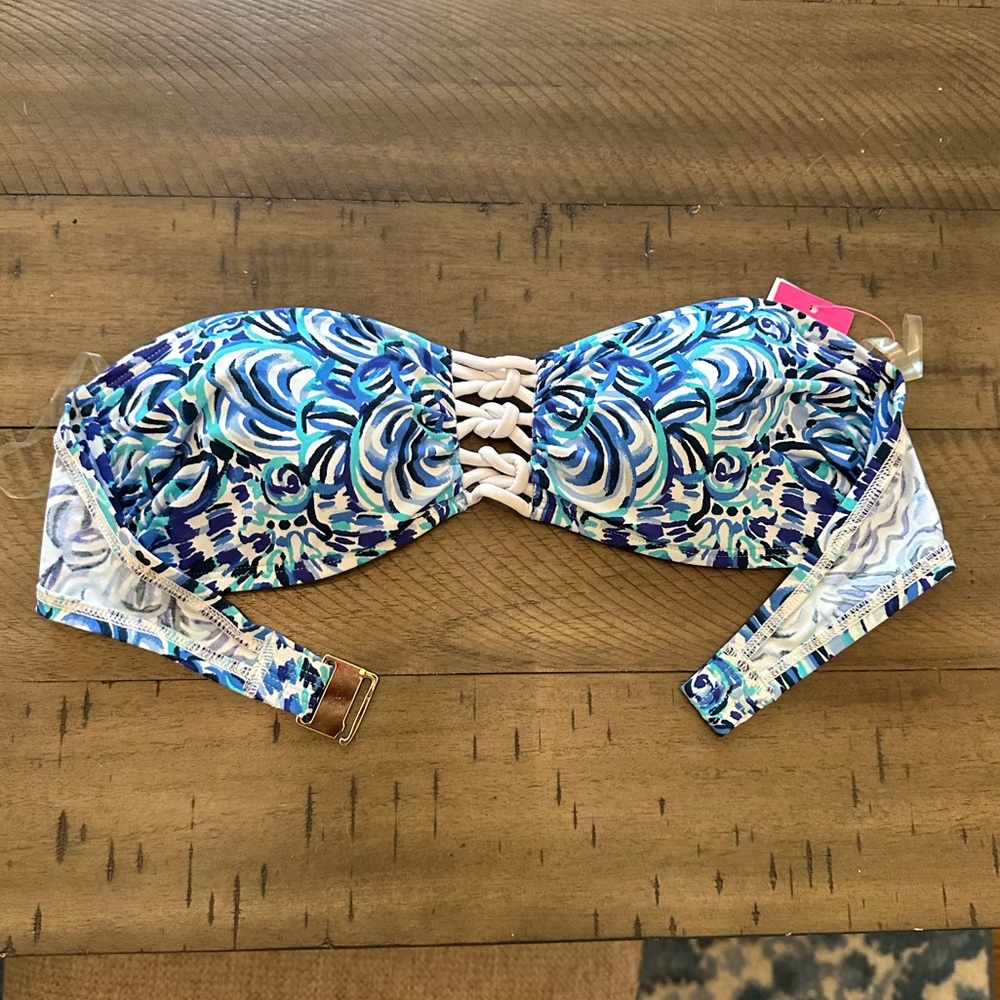 NWT Lilly Pulitzer Strapless Bathingsuit Top